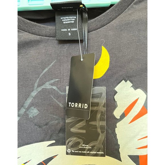 Torrid Women's 3X (22-24) Disney Lilo and Stitch Halloween Mummy T-Shirt Dress - Picture 3 of 16